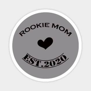 Rookie mom black Magnet